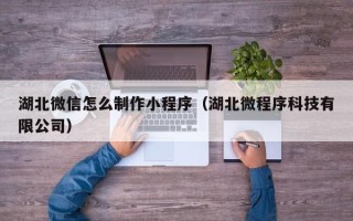 湘潭湖北微信怎么制作小程序（湖北微程序科技有限公司）